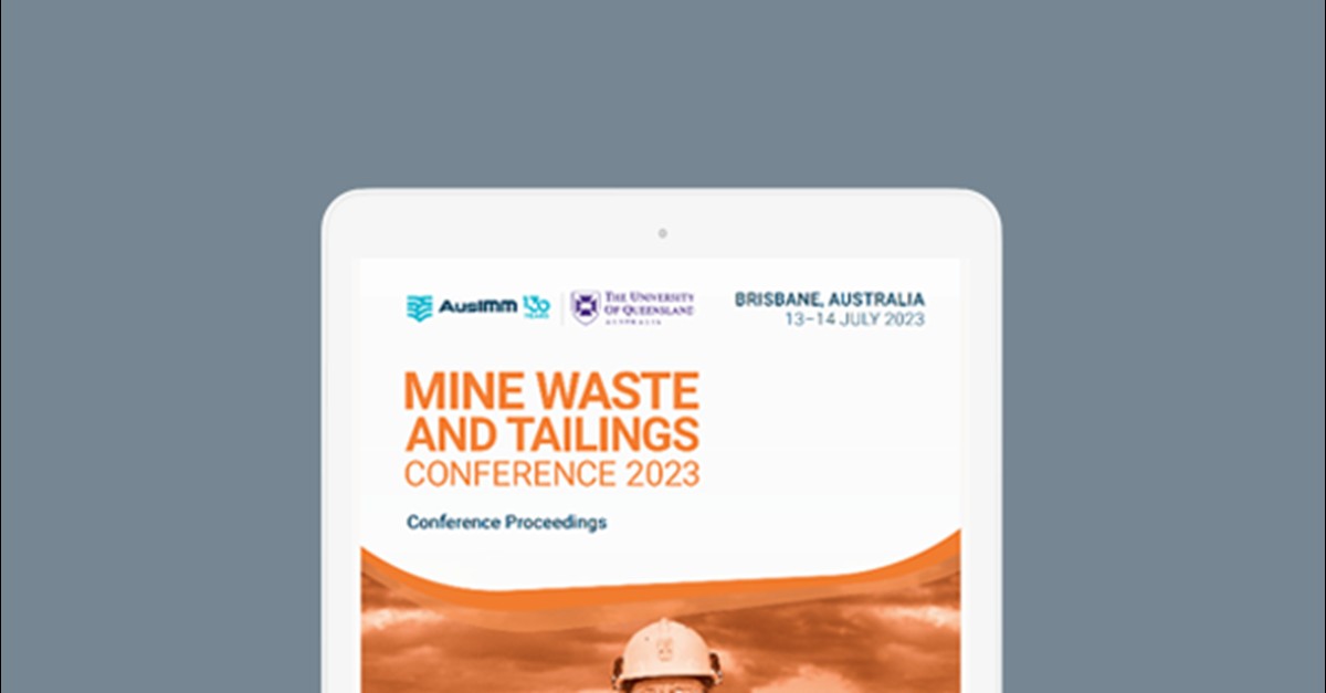 Mine Waste and Tailings Conference 2023